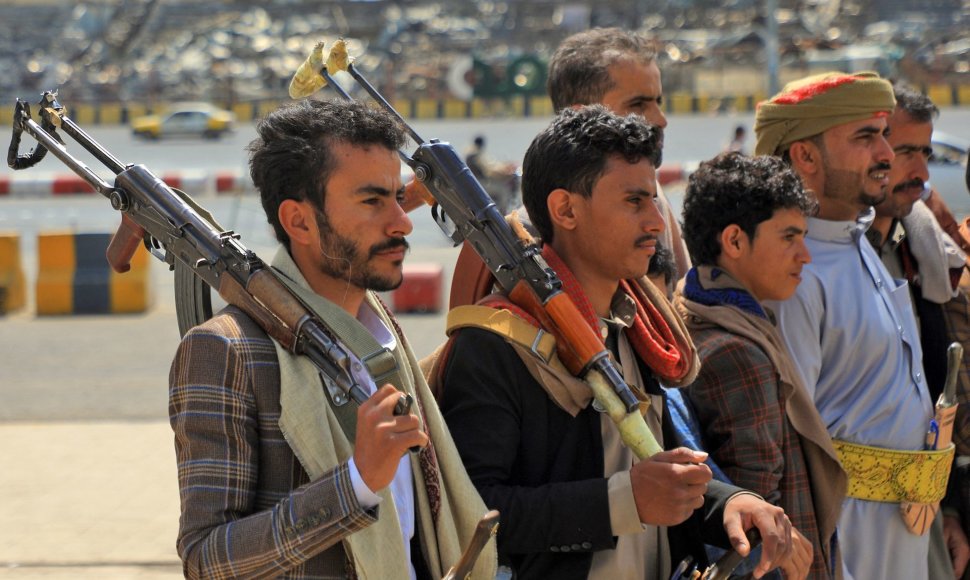 Husių kariai Jemene