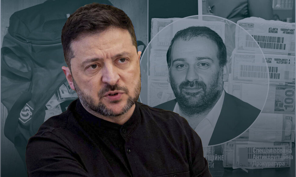 Zelenskis prabilo apie į &bdquo;atkatų&ldquo; skandalą įsivėlusį buvusį verslo partnerį