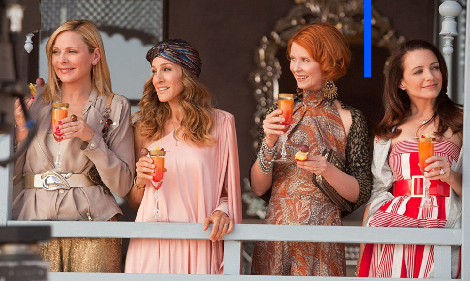 Kim Cattrall, Sarah Jessica Parker, Cynthia Nixon ir Kristin Davis filme „Seksas ir miestas 2“