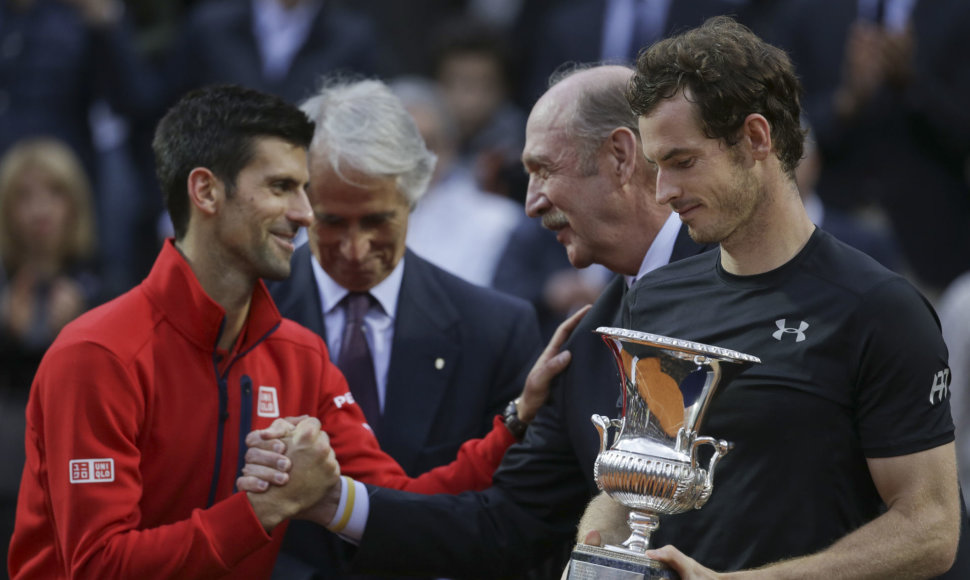 Romos „Masters“ finale triumfavo Andy Murray