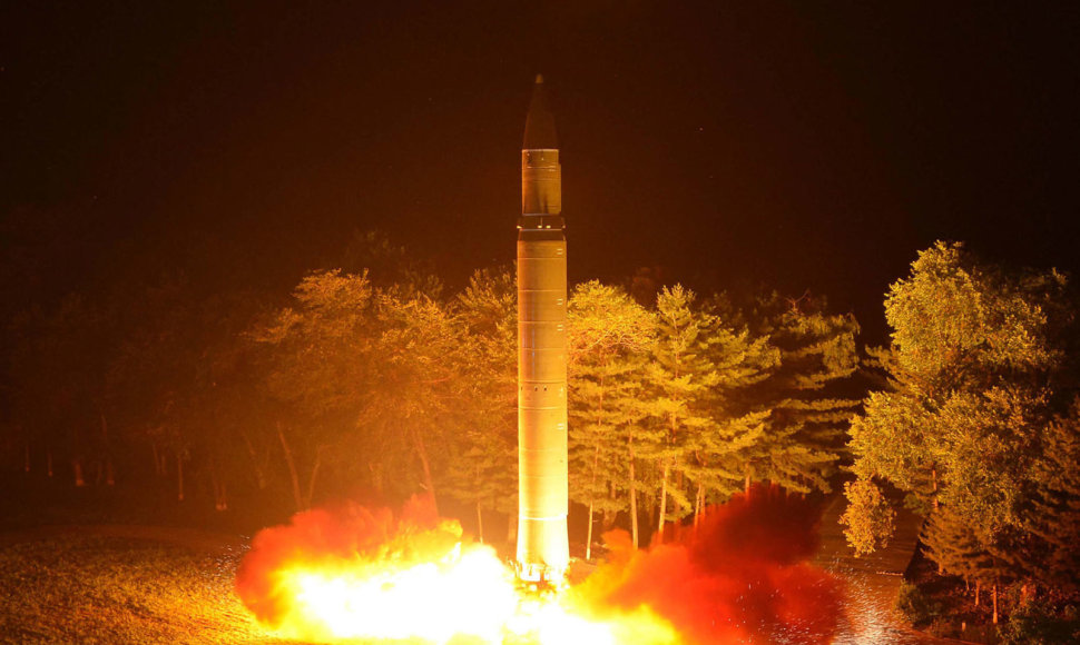 Šiaurės Korėjos raketa „Hwasong-14“