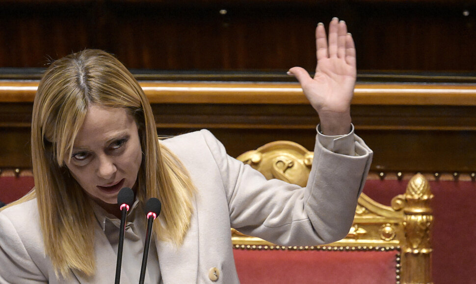 Giorgia Meloni / Riccardo Antimiani / ZUMAPRESS.com