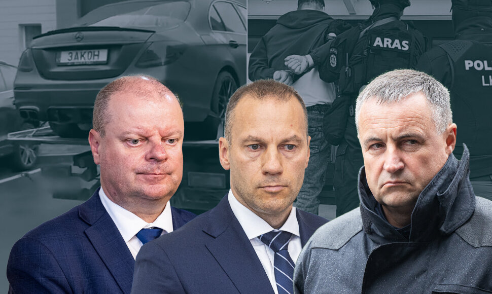 Saulius Skvernelis, Linas Pernavas ir Renatas Požėla