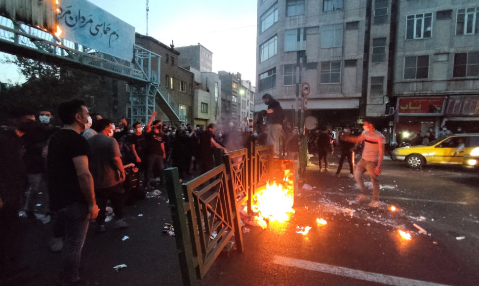 Po Mahsos Amini mirties Iraną drebina kruvini protestai