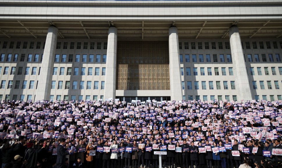 Protestai Pietų Korėjoje / Kim Hong-Ji / REUTERS