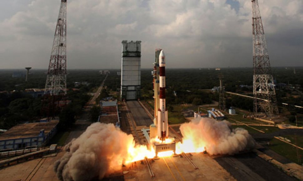 Indijos „Polar Satellite Launch Vehicle“ raketa 