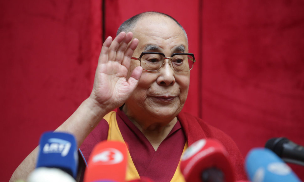 Dalai Lamos spaudos konferencija