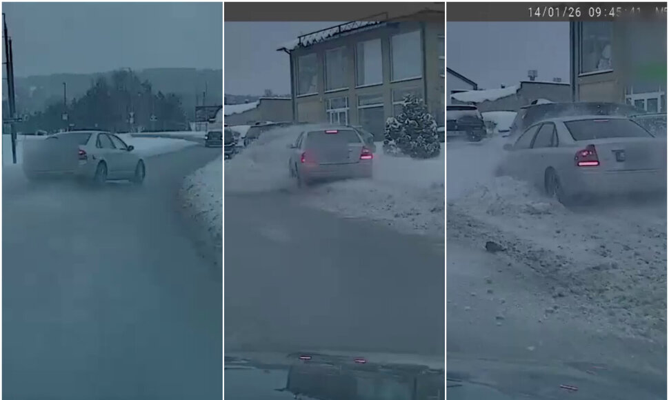 Bandymas sprukti nuo pareigūnų baigėsi &scaron;alikelėje