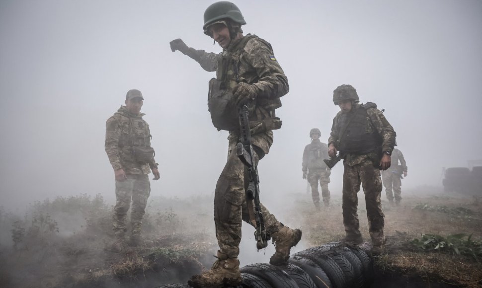 Karas Ukrainoje / UKRAINIAN ARMED FORCES / via REUTERS