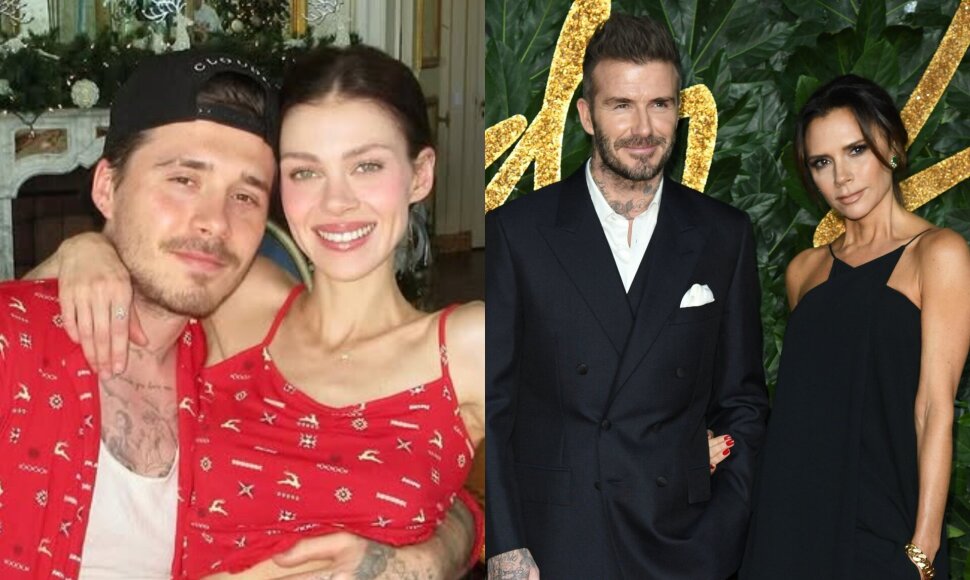 Victoria Beckham, Davidas Beckhamas, Brooklynas Beckhamas, Nicola Peltz
