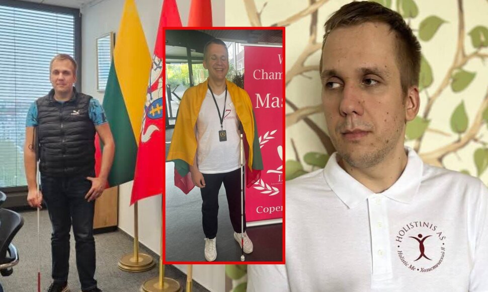 21-erių staiga apakęs Dovydas