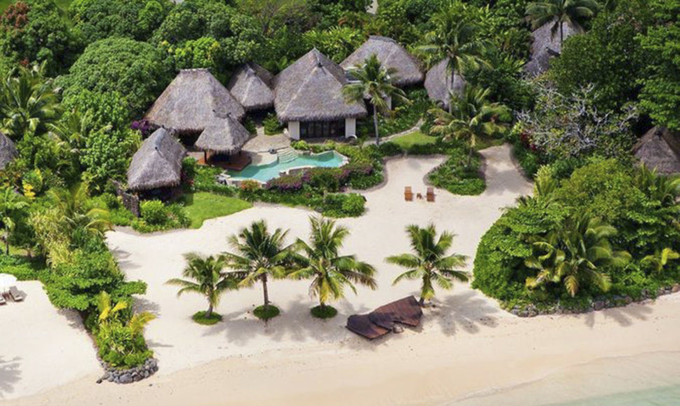Sala Fidžyje, kur medaus mėnesį leidžia Miranda Kerr ir Evanas Spiegelis