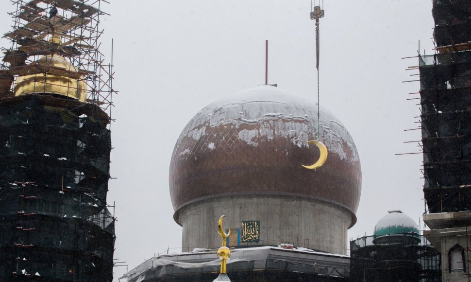 Naujos mečetės statyba Maskvoje