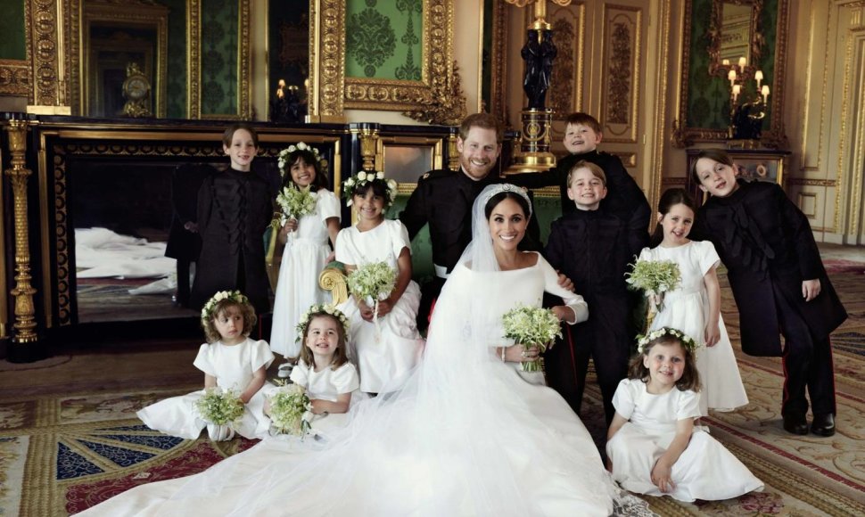 Oficiali princo Harry ir Meghan Markle vestuvių nuotrauka 