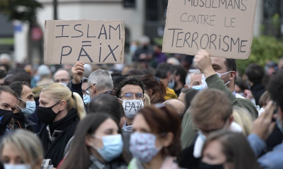 Prancūzijos musulmonų protestas