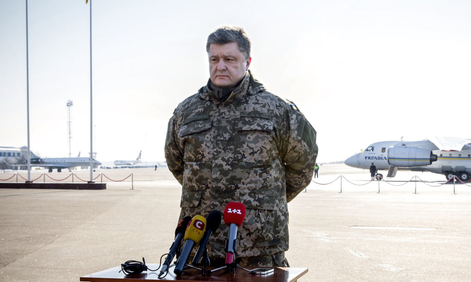 P.Porošenka: Ukrainos kariai palieka Debalcevę