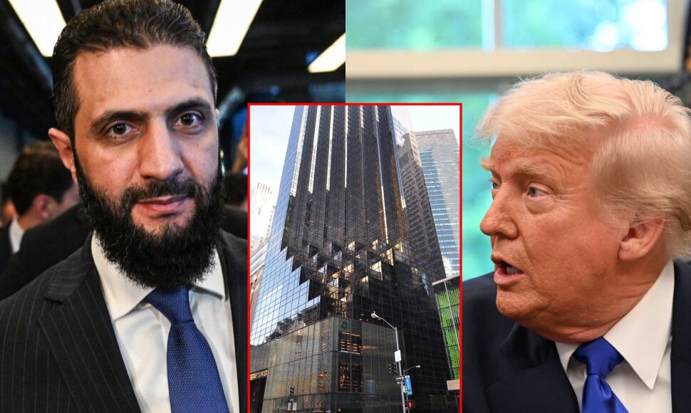 Ahmedas al Sharaa, „Trump Tower“ ir Donaldas Trumpas