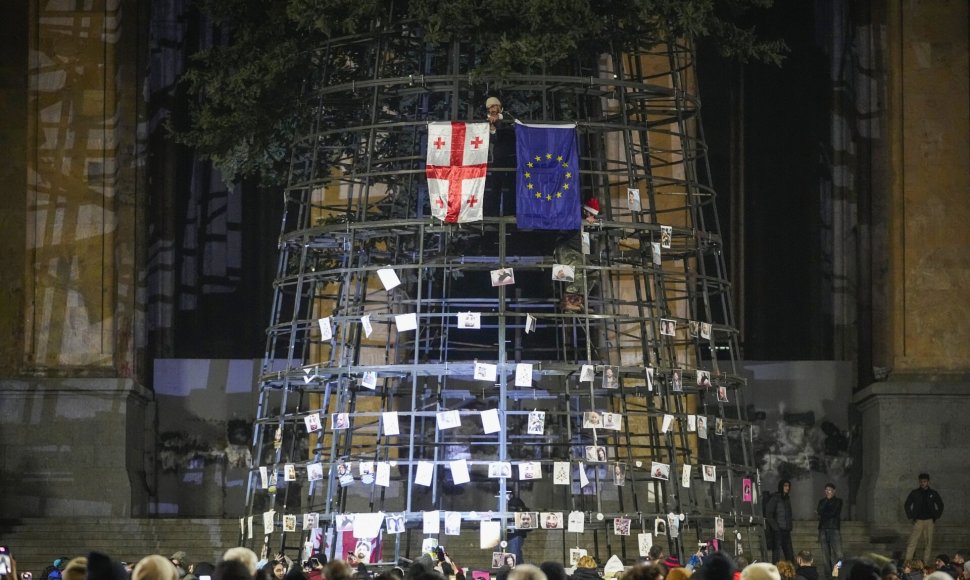 Protestai Sakartvele / Pavel Bednyakov / AP