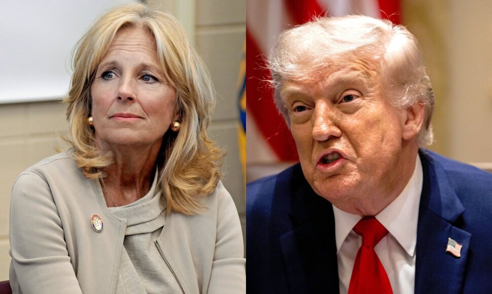 Jill Biden, Donaldas Trumpas