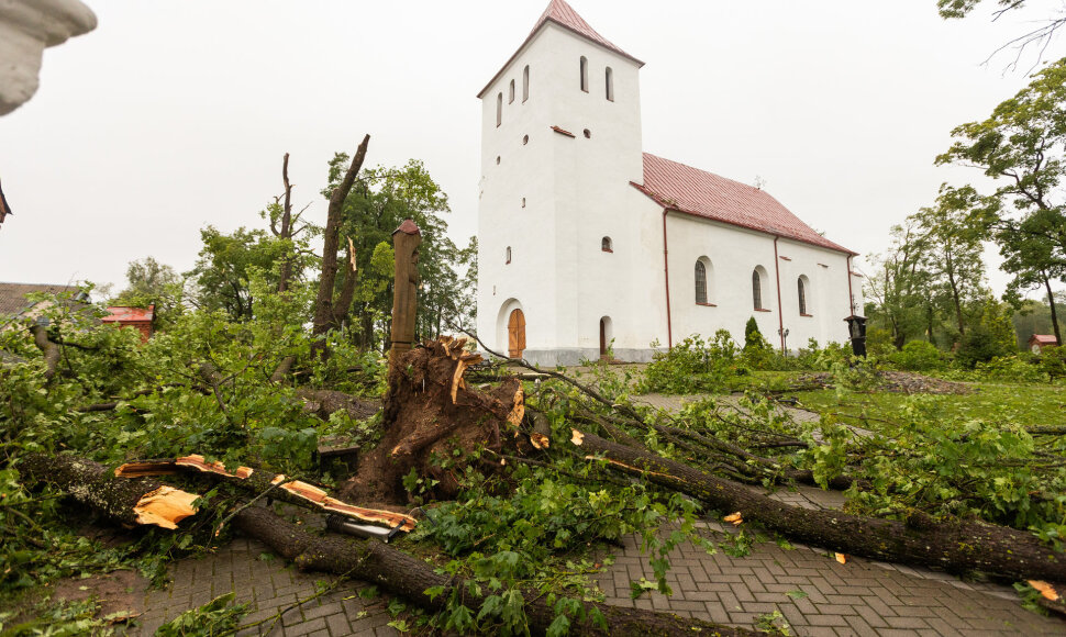 Audros padariniai Žagarėje