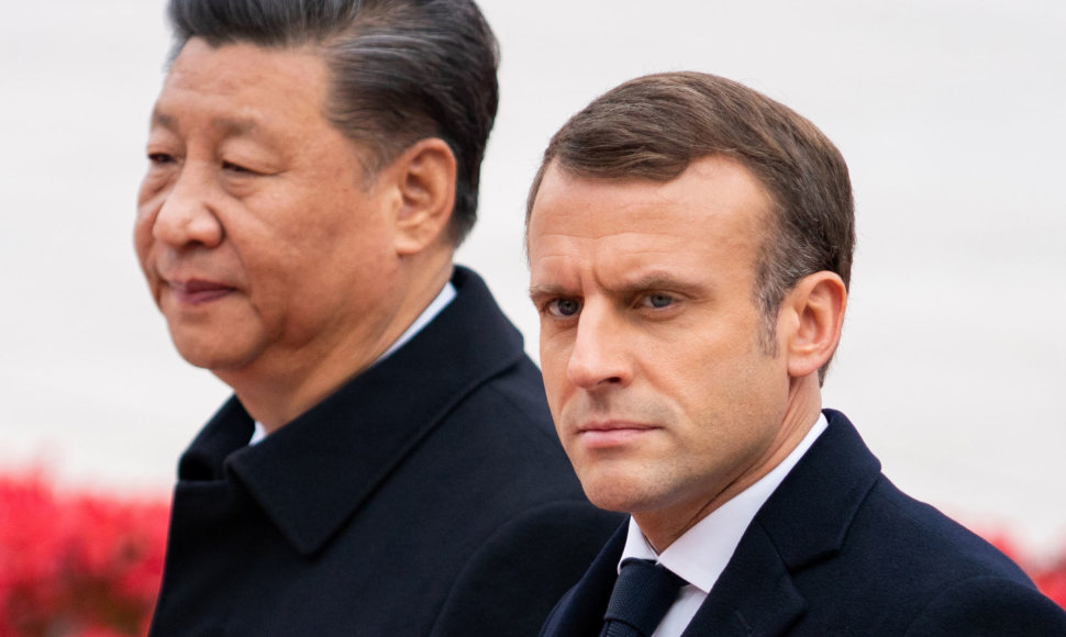Xi Jinpingas, Emmanuelis Macronas