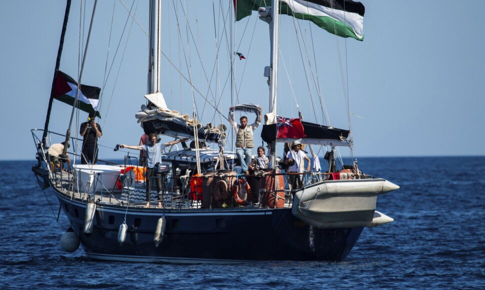 Flotilė „Madleen“ / Salvatore Cavalli / AP