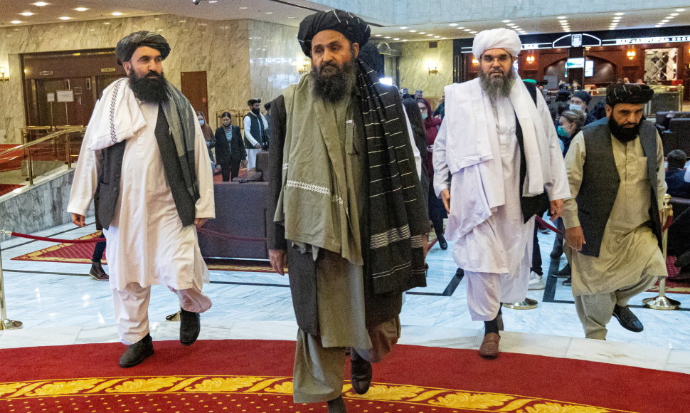 Talibano derybininkai Maskvoje