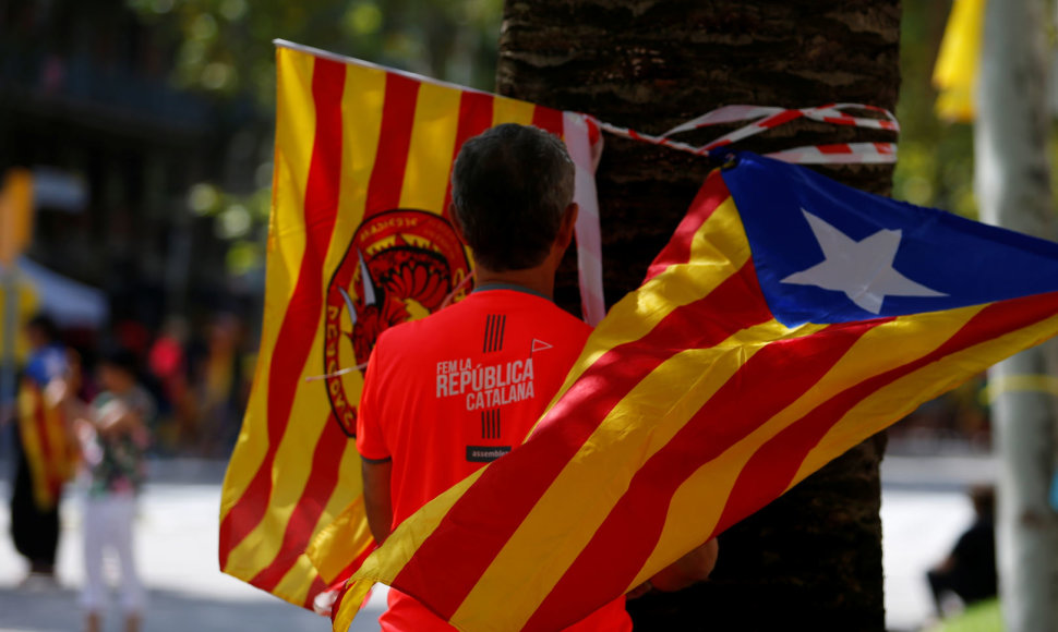 Ispanijos separatistai pradeda „rudens protestų“ kampaniją