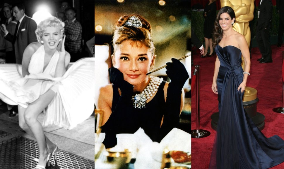 Marilyn Monroe, Audrey Hepburn, Sandra Bullock