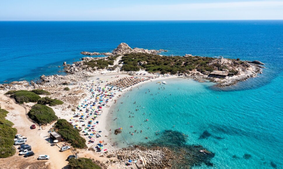 Punta Molentis paplūdimys, Sardinija