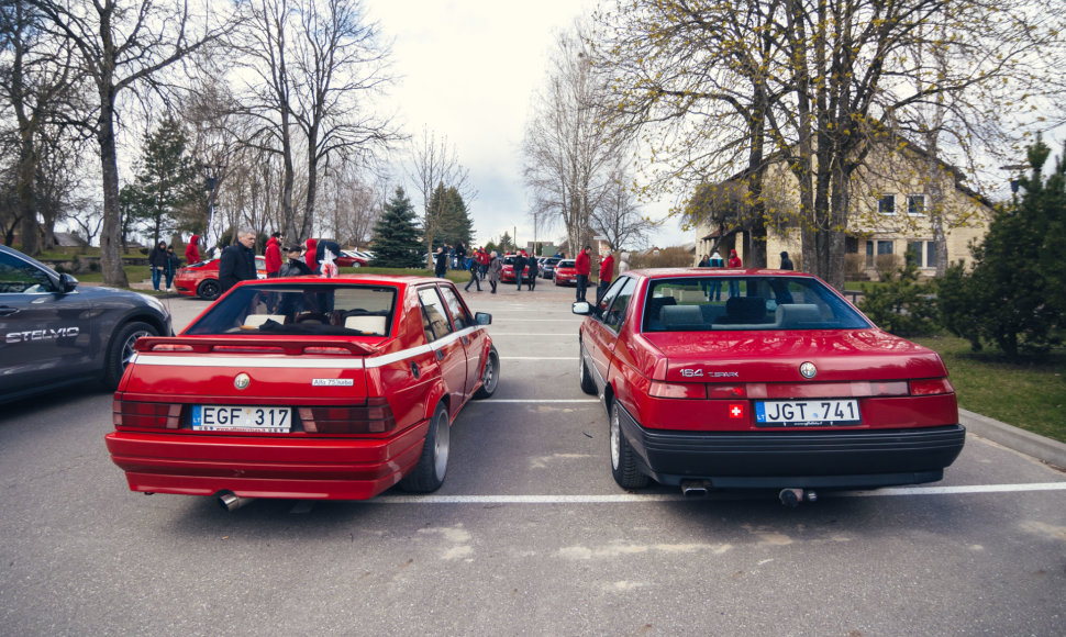 „Alfa Romeo“ klubo sezono atidarymas Kernavėje