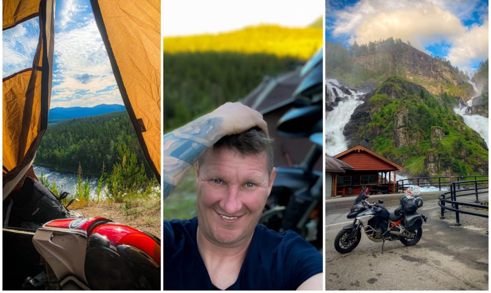 Nerijaus kelionė motociklu Norvegijoje