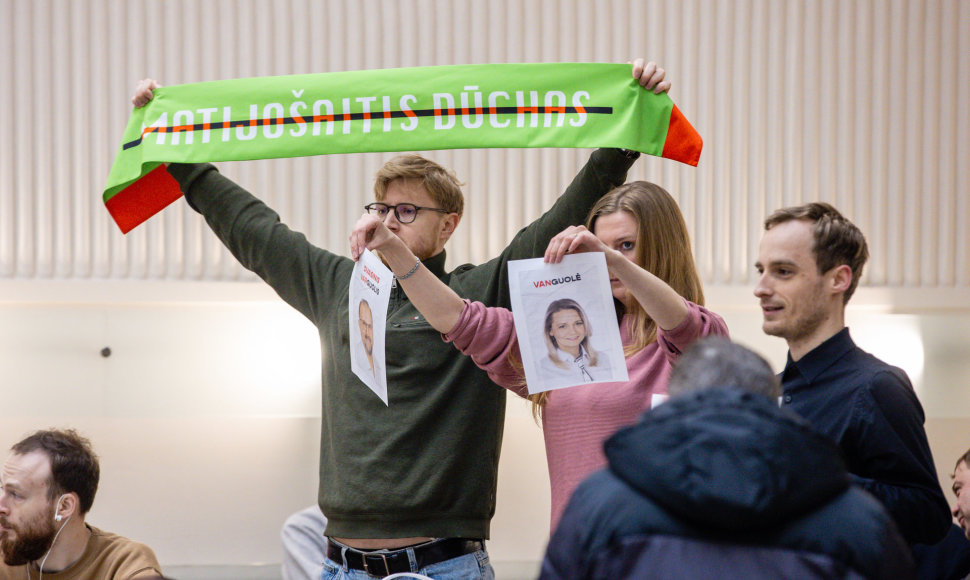 Protestas „Guolių patikra Kauno savivaldybėje“