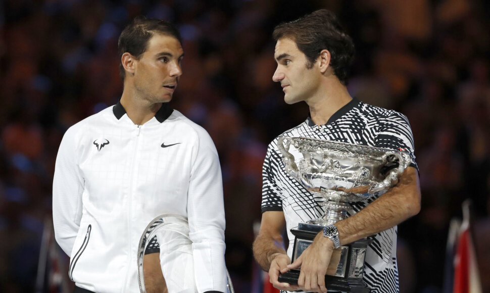 Rogeris Federeris nugalėjo Rafaelį Nadalį ir tapo &bdquo;Australian Open&ldquo; čempionu
