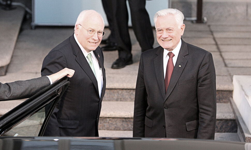 Valdas Adamkus ir Dickas Cheney