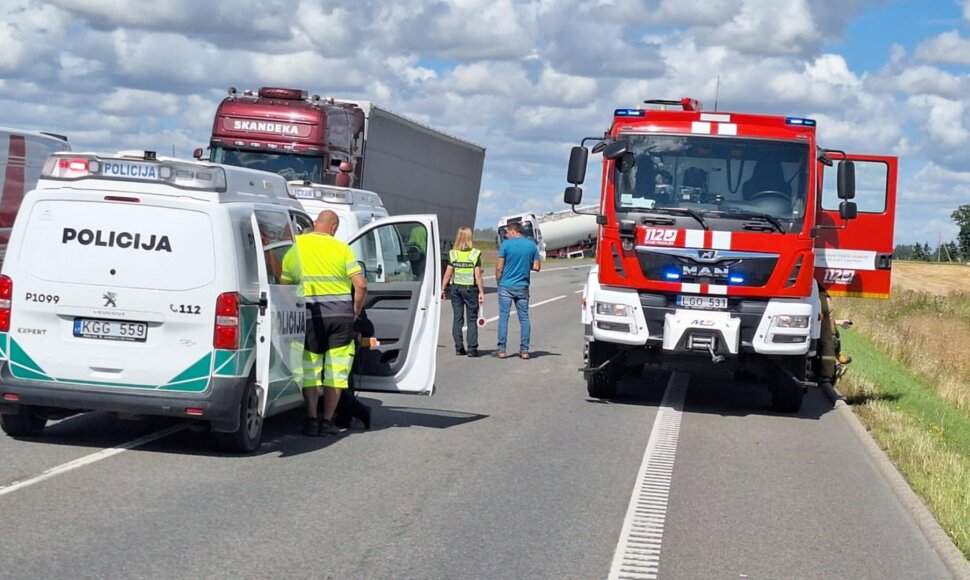 Avarija &bdquo;Via Baltica&ldquo; kelyje: žuvo moteris