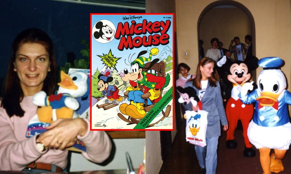 Regina Komžienė, pirmasis žurnalo &bdquo;Mickey Mouse&ldquo; numeris