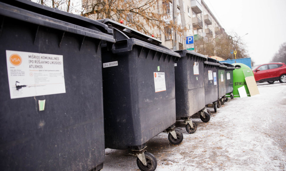 Šiukšlių konteineriai Vilniuje