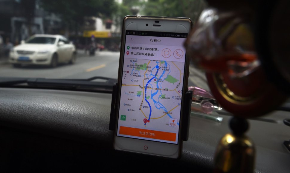 „Didi Chuxing“ aplikacija