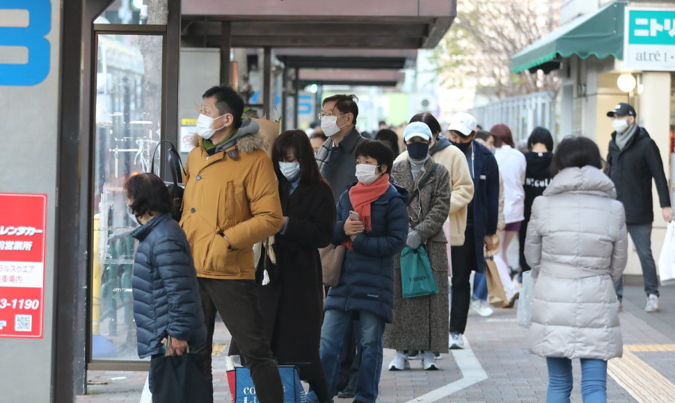 Japonai per koronaviruso pandemiją
