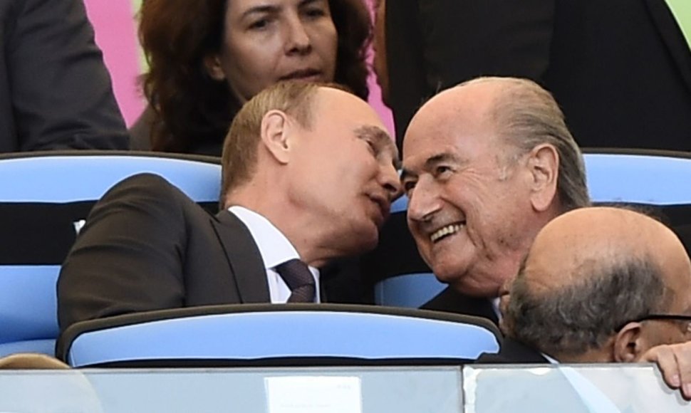 Vladimiras Putinas ir Seppas Blatteris