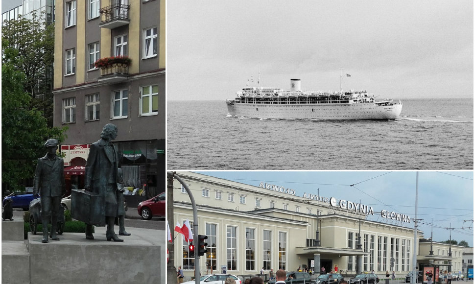 Gdynės miestas ir „Wilhelm Gustloff“ laivas