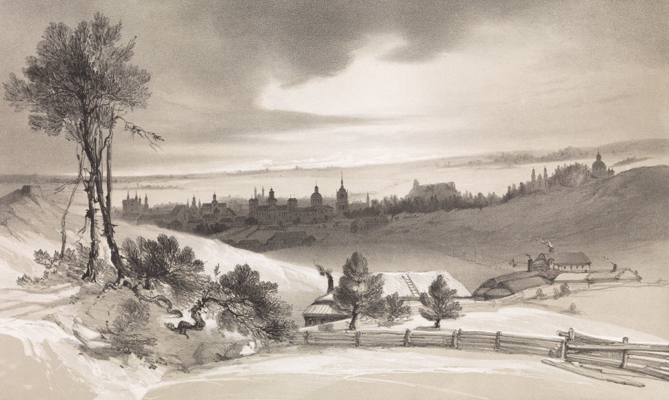 Leon Jean-Baptiste Sabatier, Barthélemy Lauvergne Vilniaus panorama, 1840
