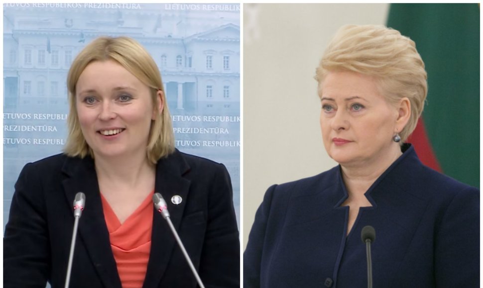 Jovita Neliupšienė ir Dalia Grybauskaitė