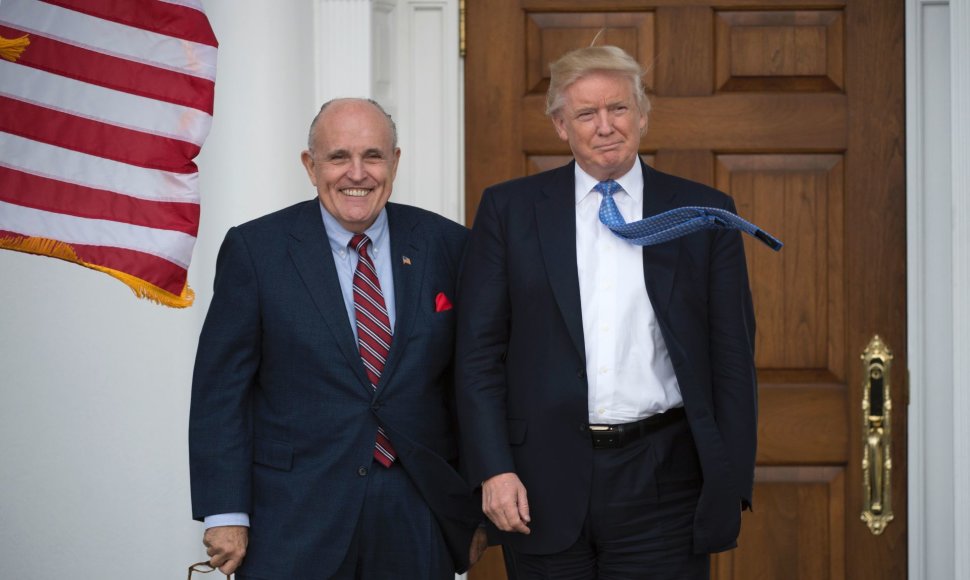 Rudy Giuliani ir Donaldas Trumpas