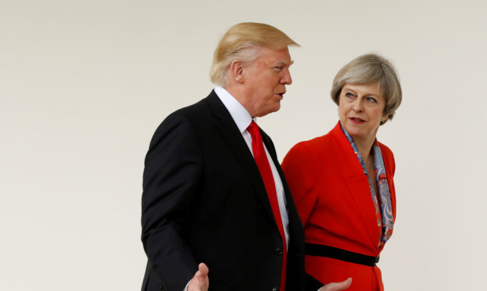 Donaldas Trumpas ir Theresa May