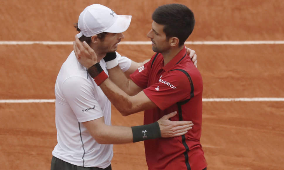 Andy Murray ir Novakas Džokovičius