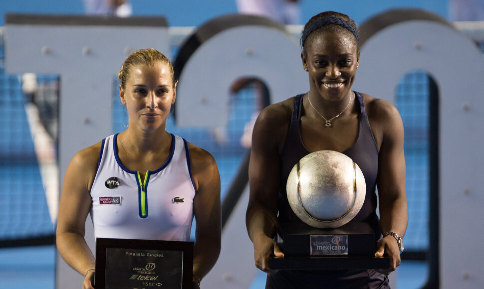 Dominika Cibulkova ir Sloane Stephens