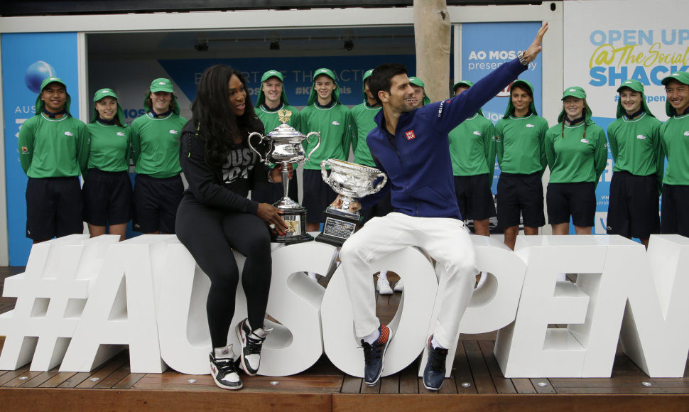 Novakas Džokovičius ir Serena Williams