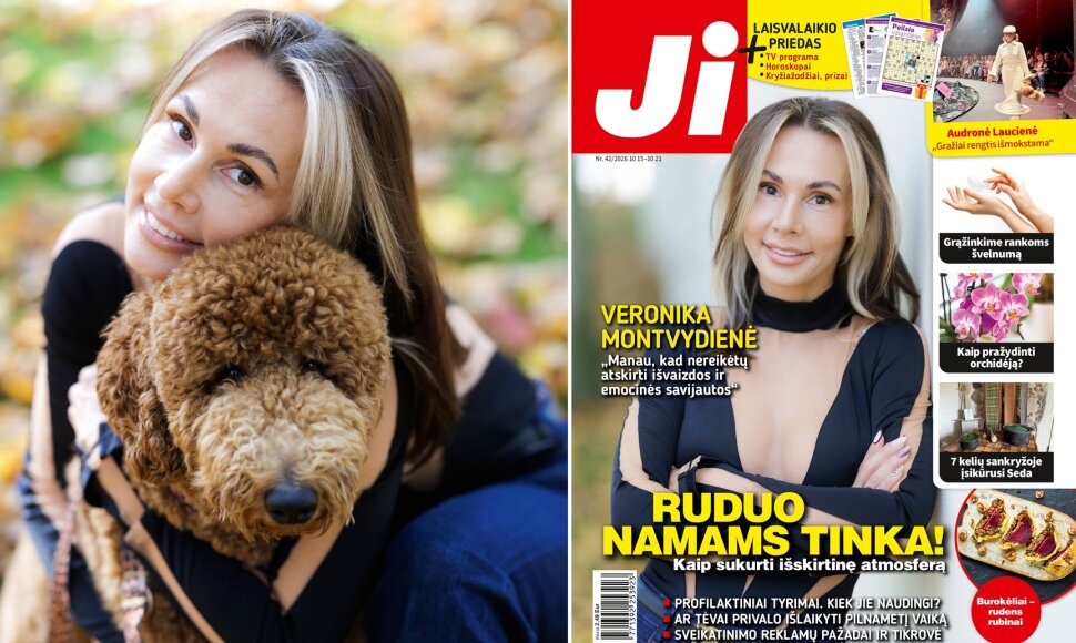 Veronika Montvydienė / žurnalo „Ji“ Nr. 42 viršelis